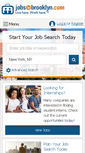 Mobile Screenshot of jobsinbrooklyn.com