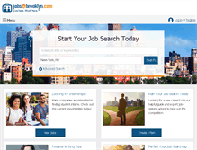 Tablet Screenshot of jobsinbrooklyn.com